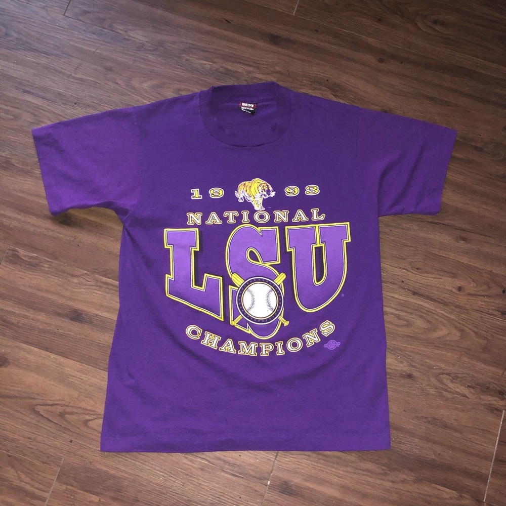 LSU baseball vintage screen stars tshirt